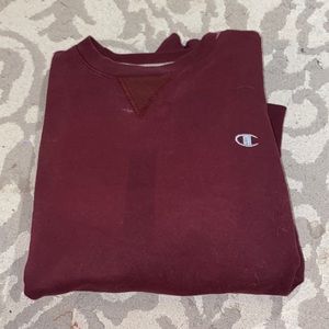 Burgundy Champion Crewneck